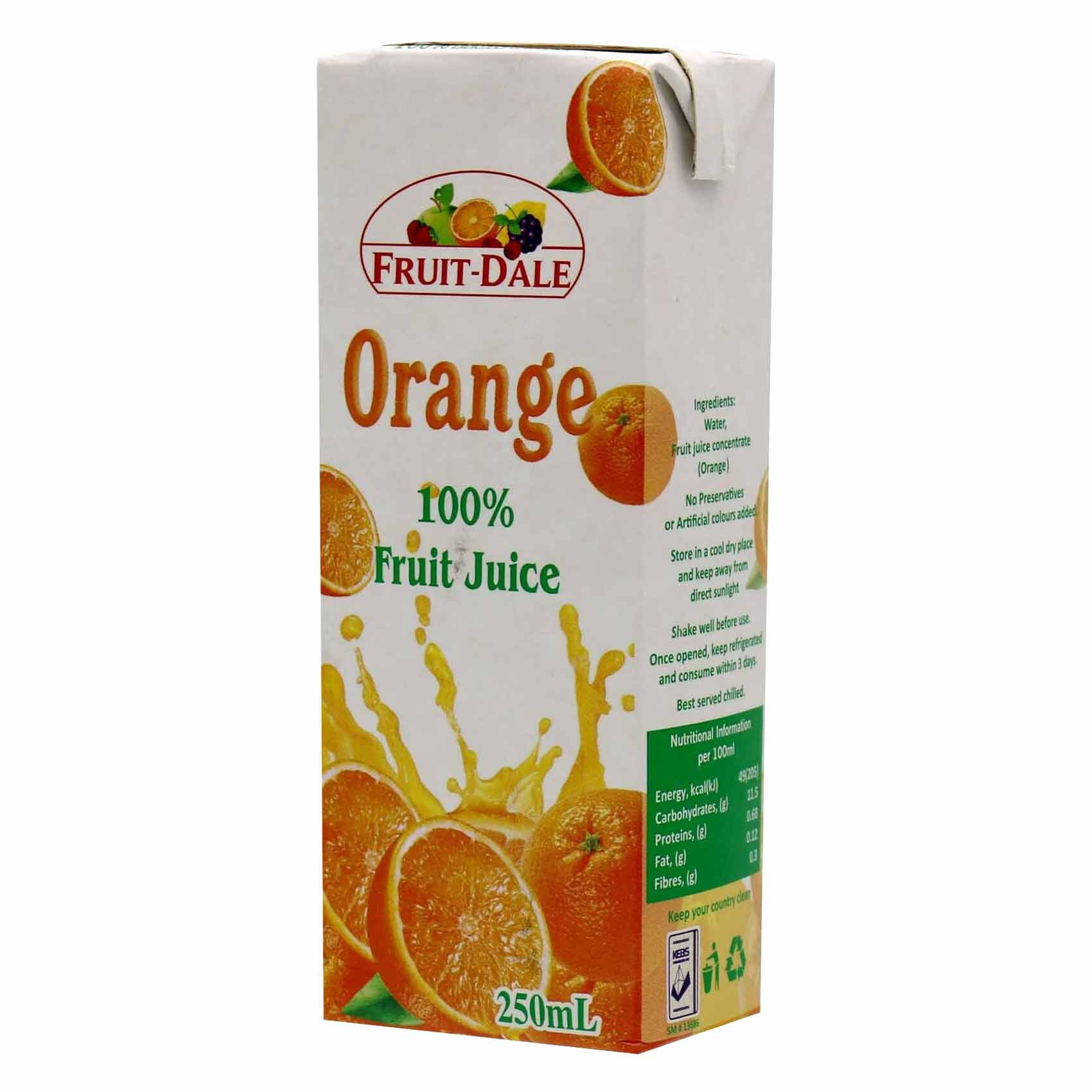 Fruit Dale Orange Fruit Juice 250Ml