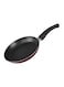 Royalford Frying Pan With Lid Red/Clear/Black 22centimeter