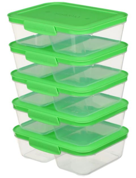 Sistema 870ML Meal Prep Nest IT Set of 5