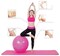 Generic Anti-Burst 65 Cm Ball Fitness Exercise Gym Yoga Swiss ,Pink Color [Btx]
