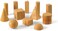 Hand2Mind Foam Wood-Look Geometric Solid Blocks (Set Of 12)