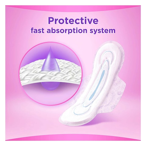 ALWAYS SKIN LOVE MAXI THICK PADS LARGE X24