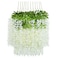 Aiwanto 12Pcs Artificial Flowers Decoration Hanging Flowers Decorations Wedding Home Balcony Party Decoration (Off White)
