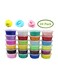 lavish 24-Colors DIY Fluffy Slime Soft Super Light Clay Set
