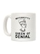 muGGyz Printed Quote Coffee Mug White 325ml