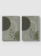 Lowha Spiral Notebook With 60 Sheets And Hard Paper Covers With Minimalist Line &amp; Shapes Design, For Jotting Notes And Reminders, For Work, University, School