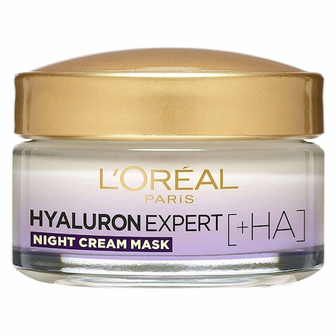 Loreal Paris Hyaluron Expert Replumping Moisturizing Night Cream Mask - 50 Ml