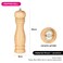Fissman Salt &amp; Pepper Mill 21cm (Rubber Wood Body With Ceramic Grinder)