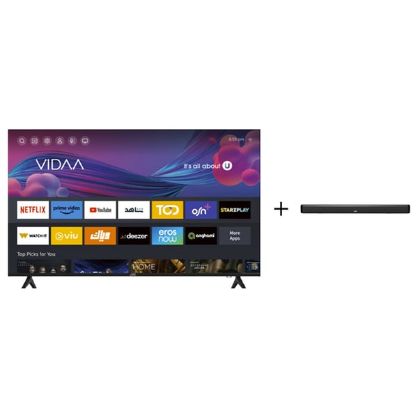 Buy JVC 70 Inch 4K UHD Edgeless Smart TV Powerd By VIDAA LT-70N7105V ...