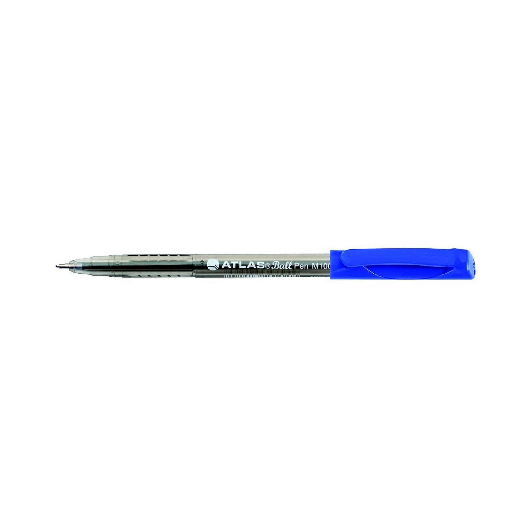 Buy Atlas Ballpoint Pen Blue 1mm 10 PCS Online | Carrefour UAE