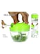Generic Manual Food Chopper Hommini Powerful Handheld Shredder And Speedy Chopper Green
