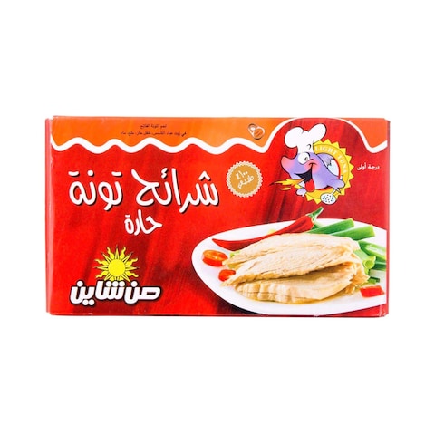 شرائح تونة صانشاين بالشطة - 120جم
