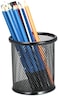 Generic 3.5" Round Pen And Pencil Holder Metal Mesh Office Desk Pen Organizer Medium Sized Black Pen Cup