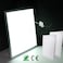 XBW - 2 PCAK 2X2 FT LED 60W Panel Ceiling Light 60X60 cm Square Aluminium 6500K 6000LM for Home Improvement Kitchen Living Room Office Supermarket White Color (Cold White)