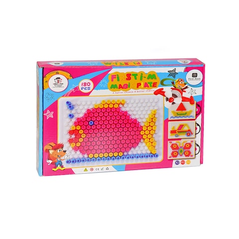 Magic Plate Puzzle Toy for Kids - 180 Pieces