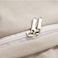 Luna Home Washable Cotton 6 Piece King Size Duvet Cover Plain Design, Plain Caramel Beige Color