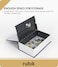 Rubik Book Safe With Key Lock, Home Dictionary Diversion Secret Book Metal Safe Lock Box, 18.5 x 11.5 x 5.5cm - Navy Blue Small