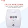 TCL Water Dispenser, Top Loading, Hot, Cold &amp; Normal Water Temperature, Best For Home, Kitchen, Office &amp; Pantry, Compact Size, 3 Taps/Faucet, Child Safety Lock, White, TY LWYR19W, M