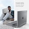 Spigen Thin Fit for New MacBook Pro 14 inch M3 / M3 Pro / M3 Max (2023) and M2 Pro / M2 Max A2779 (2023) / M1 Pro / M1 Max A2442 (2021) Transparent Protective Hard Shell Case Cover - Crystal Clear