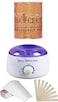 Pro- Wax Warmer for Body Hair Removal with 600ml Sugar Wax, 100 Pcs Wax Strip and 100 Pcs Wood Spatula