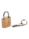 Generic - Brass Pad Lock Gold/Silver 63Millimeter