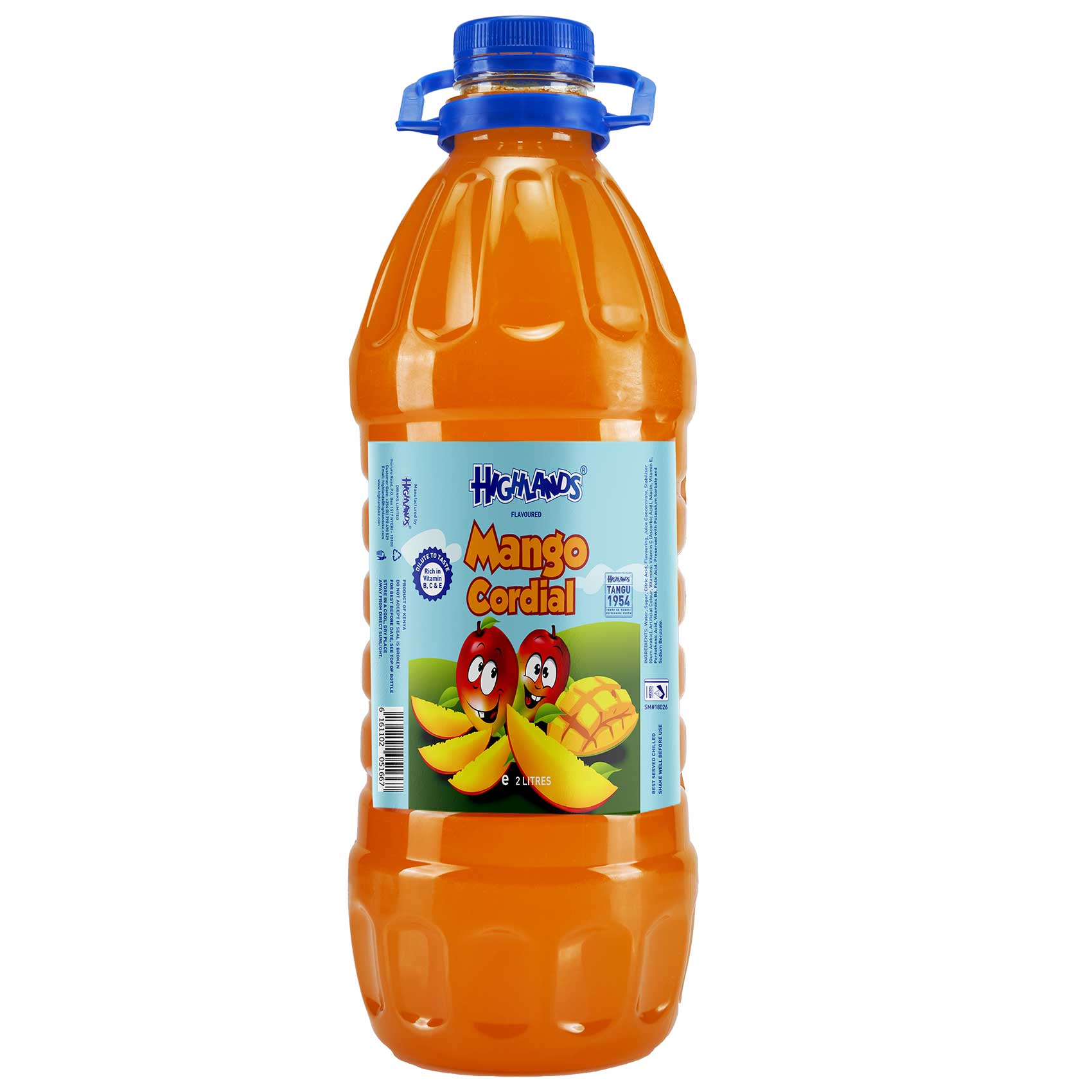 Highlands Cordial Mango Juice 2L