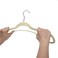 Red Dot Gift 50-Pack Beige Non-Slip Velvet Hangers 44.5cm With 360 Degree Rotatable Hook - Durable &amp; Slim - Non Slip Hangers For Coat Hangers - Pant Hangers (Beige, 50)