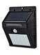 Olliwon 20 LED Motion Sensor Solar Light Black