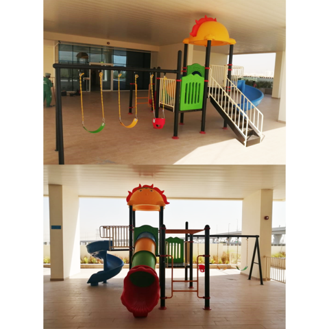 Children&#39;s Outdoor Large Combined Slide Amusement Park Toys