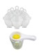 Ronadful 7-Piece Egg Cooker And Egg Yolk Separator White