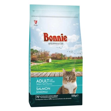 Bonnie Salmon Adult Cat Food 500g