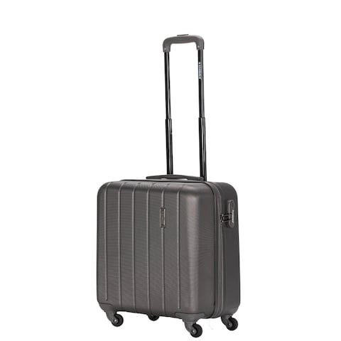 Single Hardside Spinner 4 Wheels Cabin Trolley Luggage With Number Lock 16 Inches
