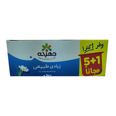 Juhayna Natural Yogurt - 105 gram - 6 Count