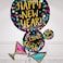 Anagram Happy New Year Martinis Supershape Foil Balloon- 24 Inch x 34-Inch Size