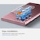 Spigen GLAStR EZ-Fit Optik PRO Camera Lens Screen Protector designed for Samsung Galaxy S22 ULTRA - Burgundy [2 Pack]