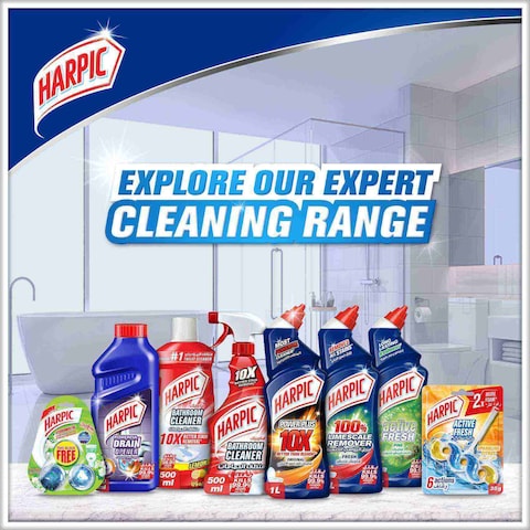 Harpic Flushmatic Jasmine In-Cistern Toilet Cleaner, 50g (Pack of 3)