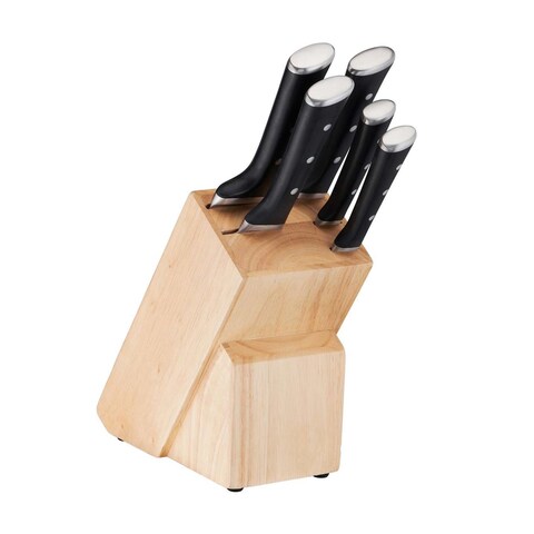 Tefal Knife Set with Stand - 6 Piece