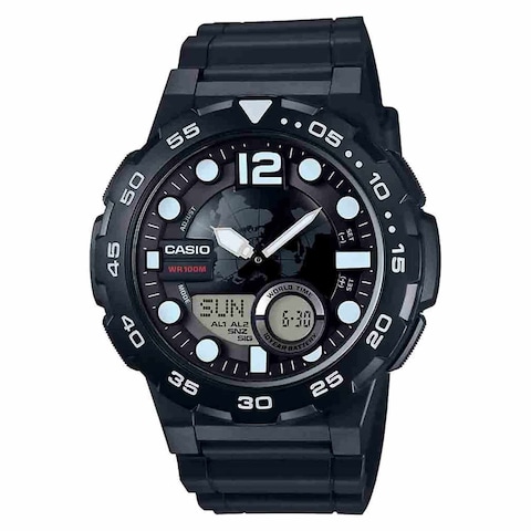 Casio Youth Series Men&#39;s Analog + Digital Watch AEQ-100W-1AV