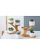 Generic 3 Pcs Cute Owl Pot Succulent Planter Flowerpot Decor For Home Office Desk With Bamboo Saucers Stand Holder (Owl Pot With Stand)