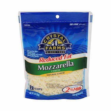 Crystal Farms Reduced Fat Shredded Mozzarella Cheese 226g