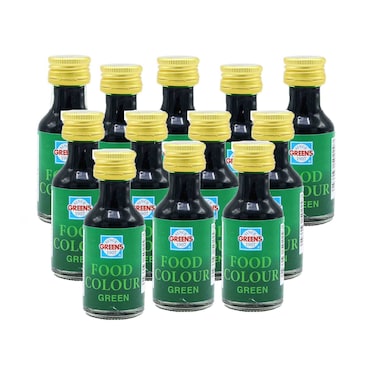 غرينز ملون غذائي _أخضر 28 ملل × 12