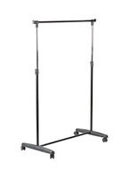 Buy Single Pole Cloth Rack Silver/Grey in UAE