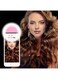 Generic Portable Selfie Light Ring Clip LED Flash Pink/White