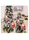 Wooden Christmas Ornaments - Perfect for Indoor and Outdoor Use (12 Pendants), Santa Claus