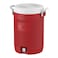 Cosmoplast Keep Cold Water Cooler Jar With Tape 26L (35x35x52cm) Red/White