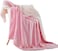 Comfy King Size Sheep Fur Blanket-Baby pink