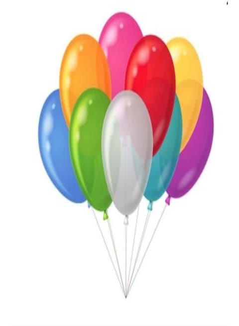 Generic 100-Piece Decorative Party Balloon Set 10inch
