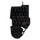 Vertux Combat QuickStrike One-Handed Gaming Keypad With Joystick Black