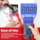 AstroAI Digital Multimeter TRMS 6000 Counts Volt Meter Ohmmeter Auto Ranging Tester  Accurately Measures Voltage Current Resistance Diodes Continuity Duty Cycle Capacitance Temperature for Automotive