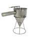 Liying Multifunctional Pancake Batter Dispenser Silver 14x16x26centimeter